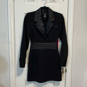 Aqua X Maeve Reilly Tuxedo Dress